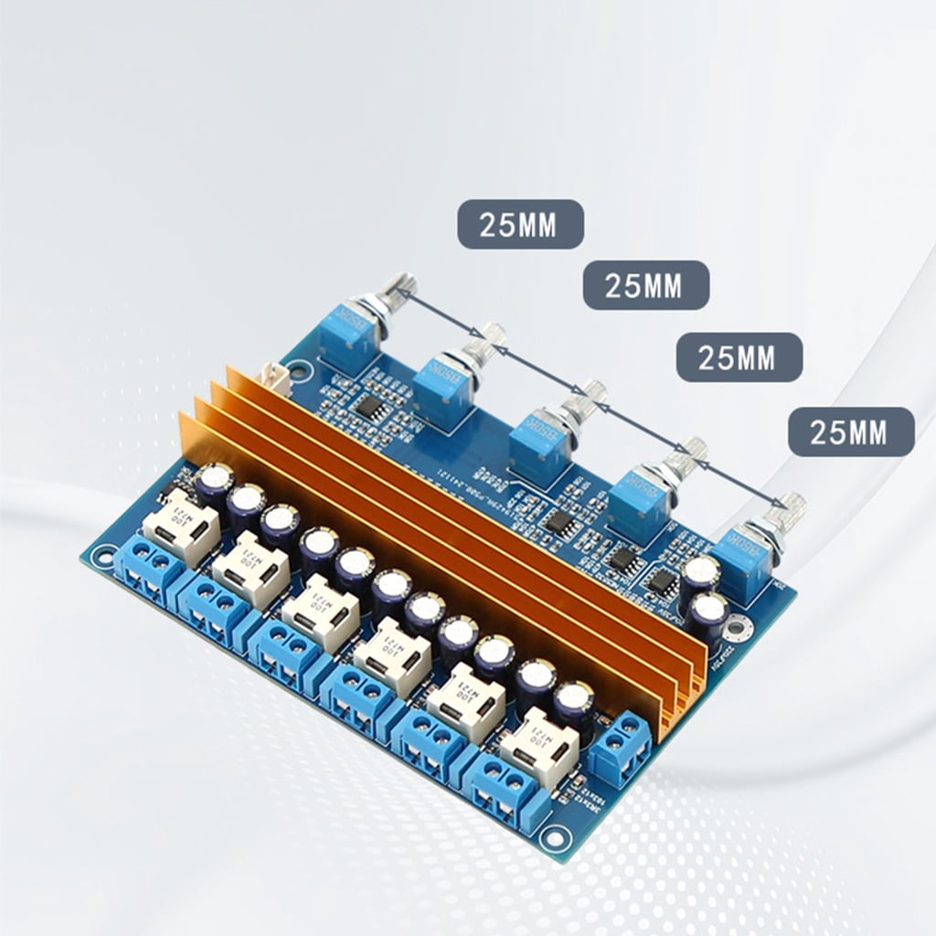 JROCHE TPA3116 Double Subwoofer Amplifier Board TPA3116 Sound Amplifier 100W+100W Bass Amplifier Circuit Board 24V For Car