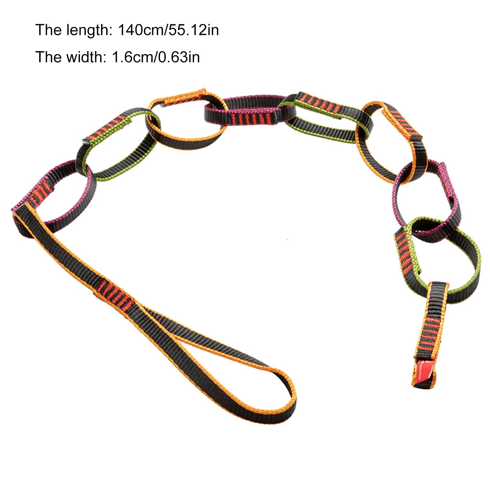 Downhill Forming Rings Slings Chain Rope Nylon Webbing Slings Safe Rings Chain Rope Outdoor Climbing Equipment Enduring