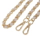 thumbnail image 5 of Bolso de cuero Hugo con Cadena de correa Oro + blanco, 5 of 6