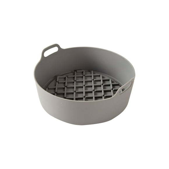 Dvkptbk Air Fryer Silicone Pot,Air Fryer Silicone Liners Round Food Safe Non Stick Air Fryer Basket Accessories,Reusable Replacement of Flammable Parchment Liner Paper Fits