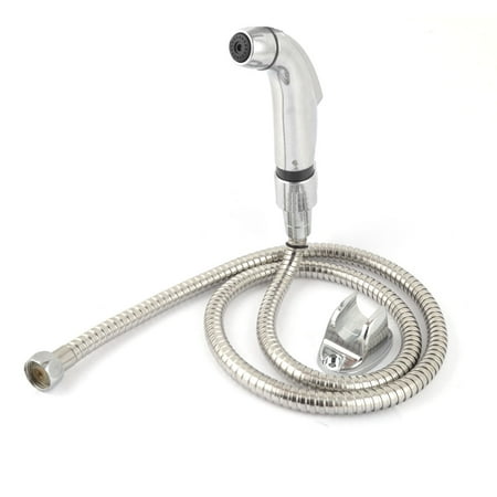 Unique Bargains Bathroom Bath Shower Mixer Tap Head Faucet Set w 120cm Lenght