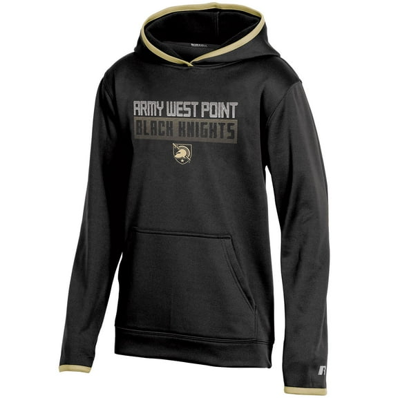 Youth Russell Black Army Black Knights Pullover Hoodie