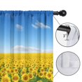thumbnail image 4 of Blackout Kids Curtains,Blue Sky Sunflower Field Pattern Childrens Insulated Curtains Set Of 2,Bedroom Essentials,Toddler Room Decor 42"x54", 4 of 5