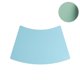 thumbnail image 2 of Stylish Insulating Pads Fan-shaped Insulating Pads Table Mats Round Table Cutlery Scalloped Table Decorations Leather Waterproofing And Oilproof Table Mat Feature:Quantity: 1Pcs, 2 of 6