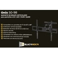 thumbnail image 4 of Soporte Articulado con Inclinación BLACKROCK 50" a 98" pulgadas / Soporta 65kg Max., 4 of 8