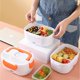 thumbnail image 4 of Caja de comida caliente eléctrica con compartimento para cubiertos, cajas de comida de trabajo de 40 W con salida de vapor, disfrute de su comida caliente en cualquier lugar Vhermosa Figuras Decorativas y Floreros, 4 of 5
