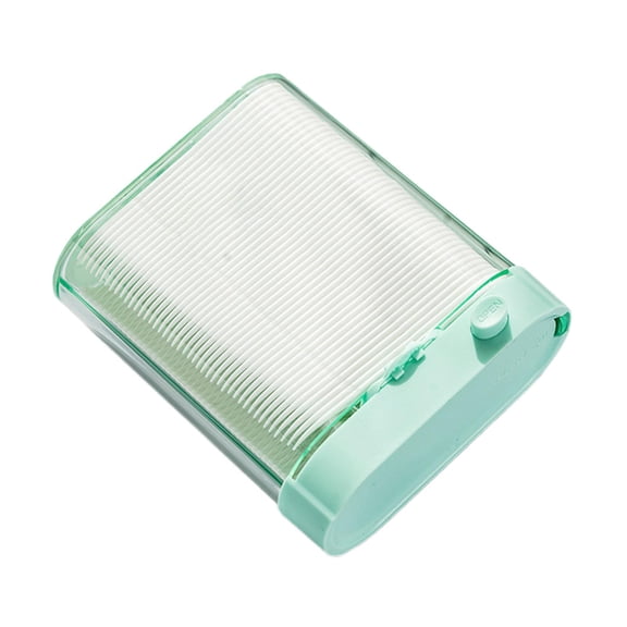 Dispensador automático de hilo dental, reciclable, portátil, con función táctil Verde