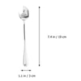 thumbnail image 5 of FUTUREORYY 5 Set Stainless Steel Serving Spoons For Parties 11 8x1 2x0 3in Kitchen Utensils For Food Serving, 5 of 5