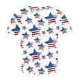 thumbnail image 6 of Virmaxy 4th of July Tunic Tops for Women to wear with Leggings Patriotic Veteran Shirt Plus Size Tops for Independence Day Casual Loose Summer Short Sleeve Blouse Multicolor-B 2XL, 6 of 6
