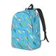 thumbnail image 1 of Disketp Different Color Fishing Bait Mochila de Lona Estampada, Mochila Escolar de Viaje Ligera para Estudiantes y Portátil-Small, 1 of 5