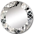 thumbnail image 2 of DESIGN ART Designart "Abstract Neutral XIII" Modern Geometric Wall Mirror 24in.x24in., 2 of 4