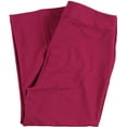 thumbnail image 2 of Calvin Klein Womens High Rise Business Trousers Relaxed Casual Pants, Pink, Plus Size, 14W, 2 of 3
