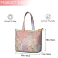 thumbnail image 4 of Pioneer Flower Floral Print Pattern Travel Tote Bags for Women Carry On,Large Weekender Bags for Women Travel,Multi Functional Duffle Bag for Work,Shopping,Sports, 4 of 5