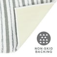 thumbnail image 5 of Better Homes & Gardens Signature Soft Tufted Stripe Bath Rug, Gray Flannel & White, 20" x 34", 5 of 11