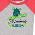 thumbnail image 4 of Inktastic Fort Lauderdale, Florida Happy Sea Turtle Boys or Girls Baby Bodysuit, 4 of 5