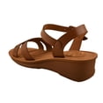 thumbnail image 3 of Sandalias Mujer Dama Nómadas Velcro Ajustable cafe 22, 3 of 4