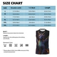 thumbnail image 4 of Kdxio Rainbow Wings Majestic Dragon for Men's Muscle T-shirt,Sleeveless for Workout Running Athletic Gym Lounge Casual, 4 of 5