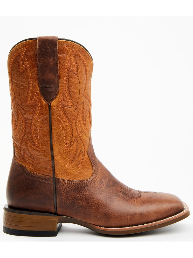 Cody James Brown Western Cowboy Boots with Orange Embroidery Size 8.5 Cody James Boys main image 2