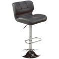 thumbnail image 1 of Home Gear Tabouret de Bar Réglable en Similicuir Fanta Gris (Lot de 2), 1 of 1