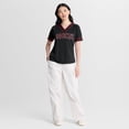 thumbnail image 3 of Women's Fanatics Black Arizona Diamondbacks Diva Race Ahead Raglan V-Neck T-Shirt, 3 of 5