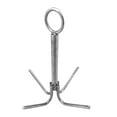 thumbnail image 3 of BAOSITY Grappling Hook 4 Claw Anchor Rustproof Marine Boat Yacht Hardware Stainless Steel Hook, Boat Anchor for Survival Outdoor, 3 of 8
