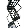 thumbnail image 2 of Signworld Pop-up Floor Standing Literature / Brochure / Magazine Display Black Rack, Six Pockets for Magazines/Literature/Brochures (Trade Show, Show Room, Show Case), 2 of 4