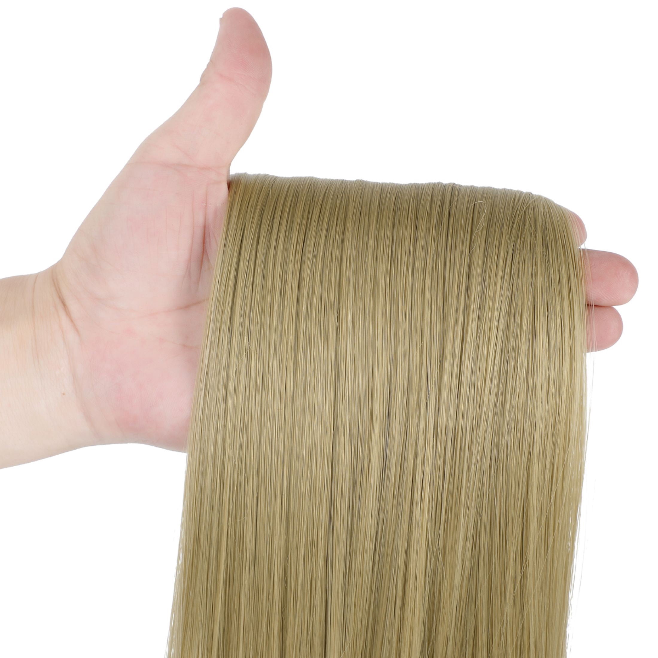 AynnQueen Ponytail Extension Claw Clip in Pony Tails Hair Extensions Synthetic Wavy Straight Secret Ponytail Hairpiece 18/21 Inch