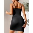 thumbnail image 2 of Vestido corto ajustado sin mangas para mujer con tirantes, ajustado Negro G Negro G Xishao ropa, 2 of 2