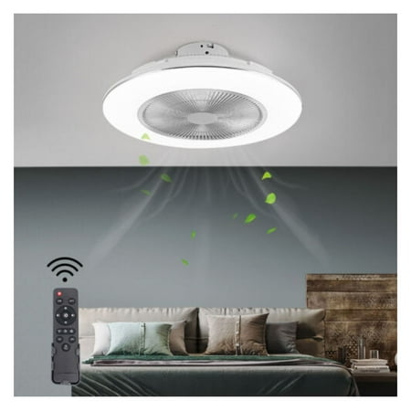 

ChicCrest Modern Bladeless LED Ceiling Fan Light Chandelier Lamp with Control USA