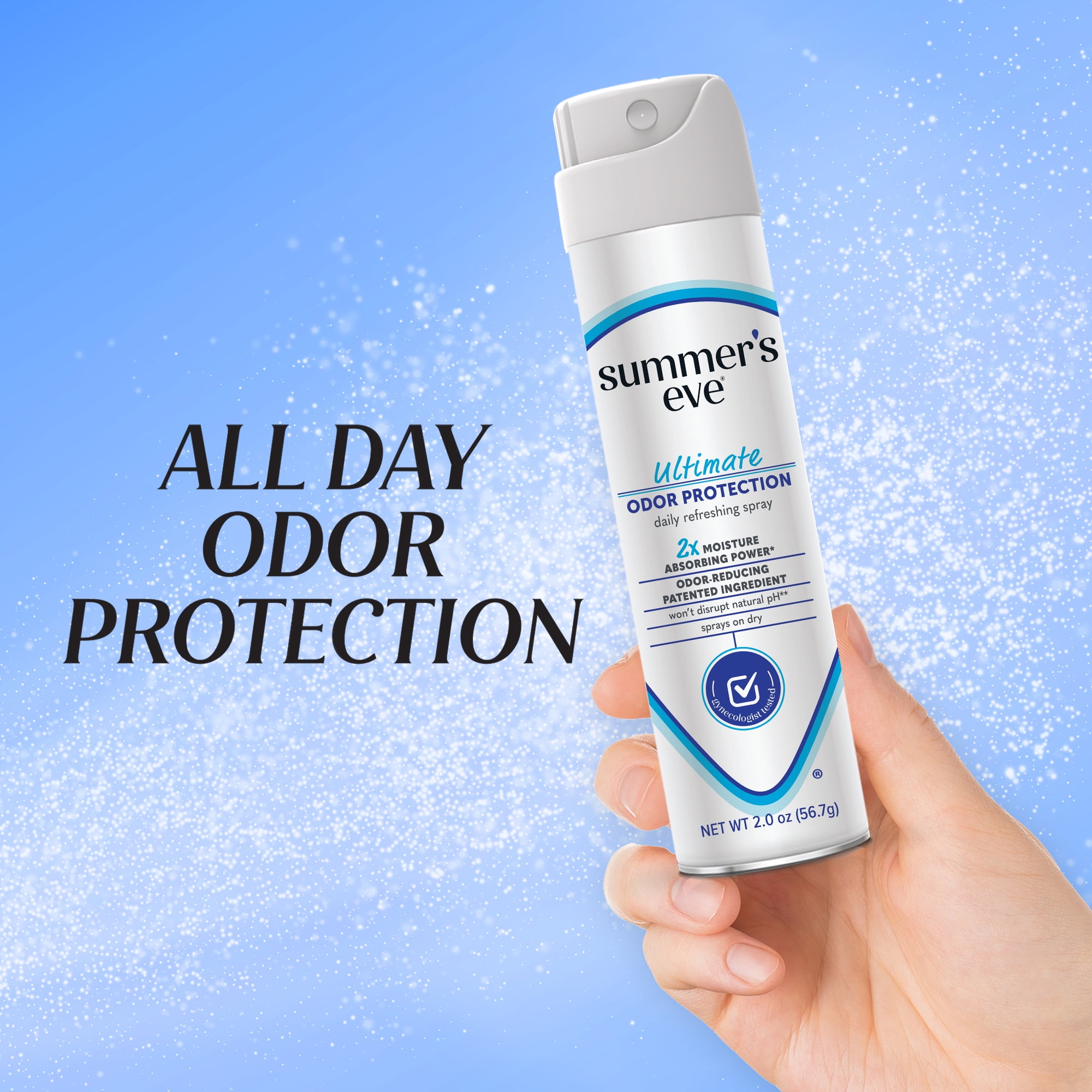 (3 pack) Summer’s Eve Ultimate Odor Control Daily Feminine Spray, 2 oz