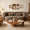 Brown, variant on 78” Corduroy Floor Sleeper Sofa Bed, Modern 2 in 1 Full Size Foldable Mattress with 2 Pillows, Convertible Boneless Couch with Deep Seat for Living Room, No Assembly Required