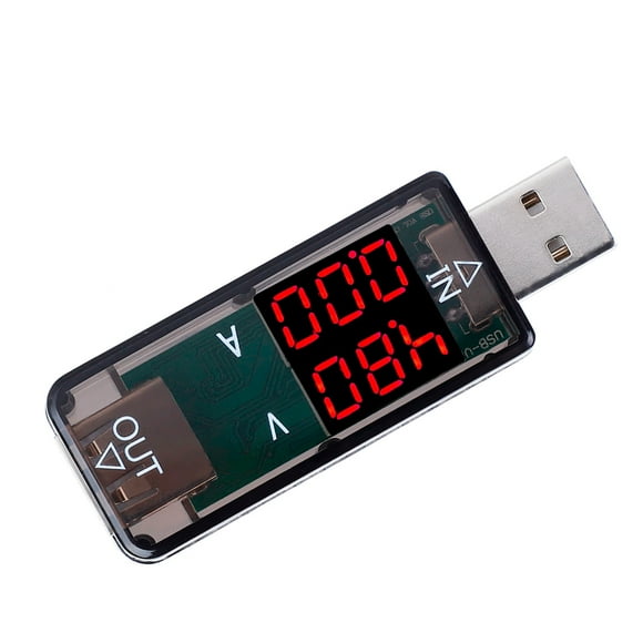 USB Tester, Color LCD Voltmeter Ammeter Current Power Meter with SMAT Technology for Phone Power Bank Pad QC2.0 QC3.0 Fast Charge Test