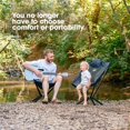 thumbnail image 4 of Silla Lounge para Exterior CLIQ EpiQ Plegable para Camping 180kg Negra, 4 of 7