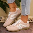 thumbnail image 5 of YOUYEDIAN Sneakers for Women Versatile Round Toe Lace-up Fashion Strap Print Sneakers Casual Sport Outdoor Walking Shoes, 5 of 5