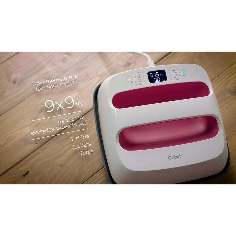 Cricut EasyPress 2 Handheld Heat Press Machine, Raspberry