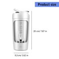 thumbnail image 3 of Protein Shaker Bottle USB C Rechargeable Electric Protein Shake Mixer Shaker Cups for Protein Shakes Replacement Shakes White, 3 of 5