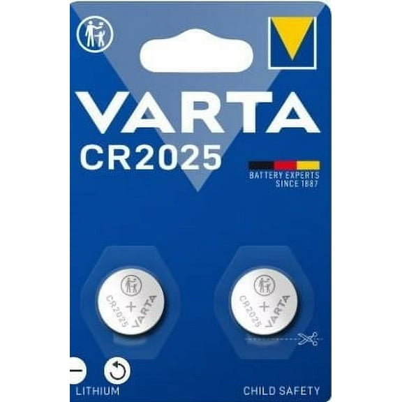 Varta Lithium Battery CR2025 2pk