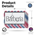 thumbnail image 2 of Barberia Vinyl Decal 5 Pack of 24 Inch x 36 Inch Weatherproof Heavy-Duty Adhesive Backing | Spanish Barber Shop Sign, Grooming Services, Professional Look | Made in USA, 2 of 6