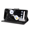 thumbnail image 5 of Decase for Google Pixel 7A Wallet Case, Shockproof Magnetic Women Flip Folio Cover with Butterfly Emboss Floral PU Leather Stand Credit Card Holders Slots Protective Phone Case,Black, 5 of 7