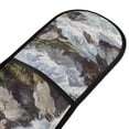 thumbnail image 4 of Yayeee Double Oven Mitt Kitchen Heat Resistant Baking 35" x7" Quilted Glove, River and Mountains, 4 of 6