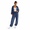 Blue, variant on Women's 2-Piece Velour Tracksuit Set, Cropped Zip Jacket, Wide-Leg Lounge Pants