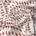 thumbnail image 5 of Ambesonne Valentine Window Valance, Hearts Honeymoon, 54" X 12", Orange White, 5 of 5