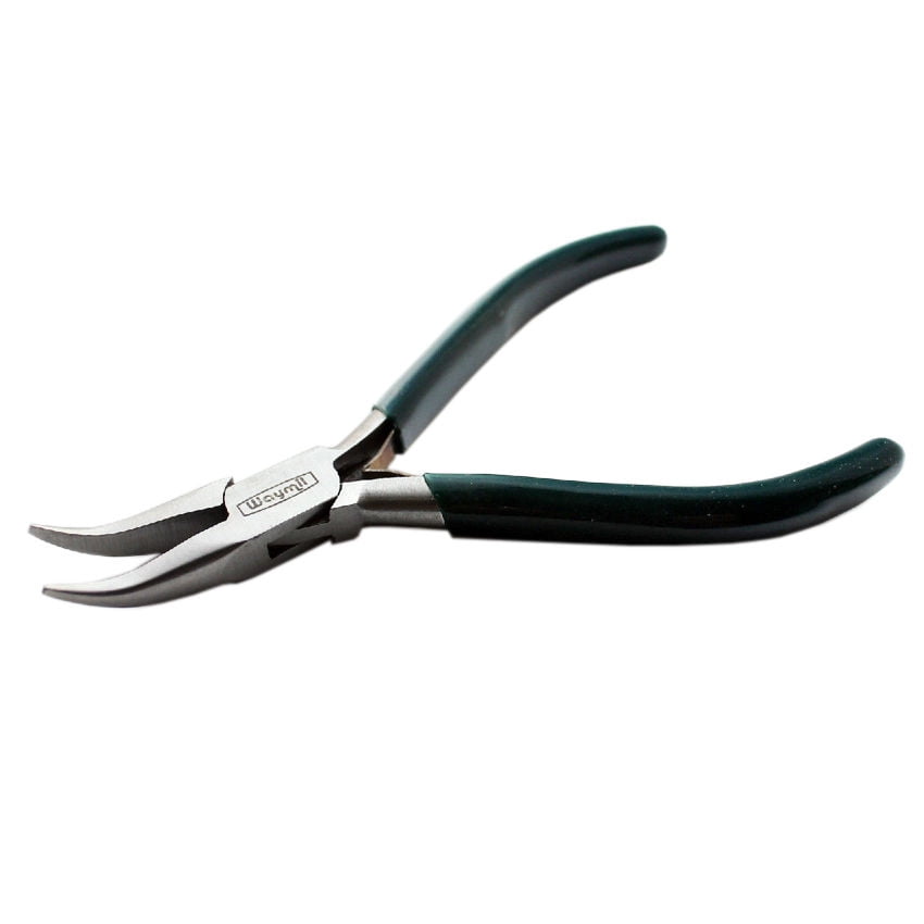 Bent Nose Pliers 45º Bent Jaws Plier Jewelry Making Hobby Craft Wire Work 4-1//2/"