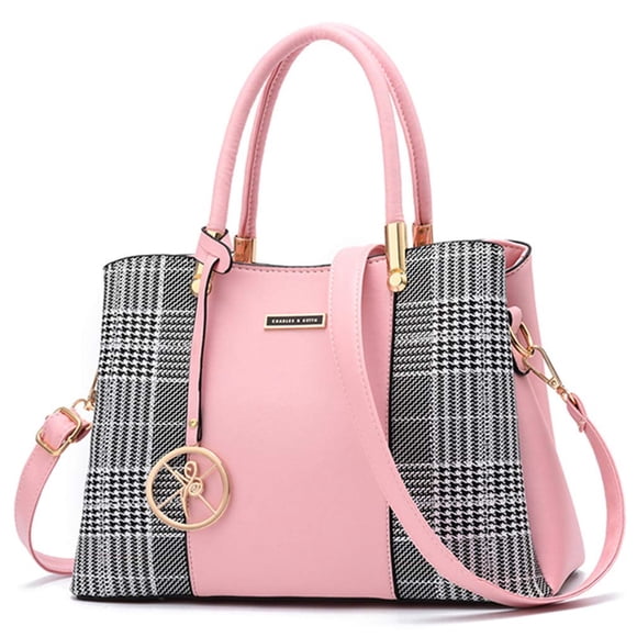 Bolso de mano KURGOOL para mujer con asa superior, bandolera y hombro, piel sintética