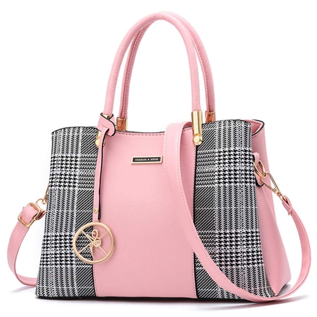 Bolso de mano KURGOOL para mujer con asa superior, bandolera y hombro, piel sintética