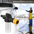 thumbnail image 2 of Jierger Foam Car Pressure Wash Snow Water High Soap Washer Sprayer Adaptor Shampoo Dispenser Foamer Bottle for Gardening, Watering Plants, Floor Cleaning, 2 of 6