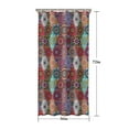 thumbnail image 5 of Multicolor Ethnic Diamond Pattern Shower Curtain 36"x72" ,Bathroom Decorative Shower Curtains Set with 12 Hooks,Modern Waterproof Washable Shower Curtain, 5 of 6