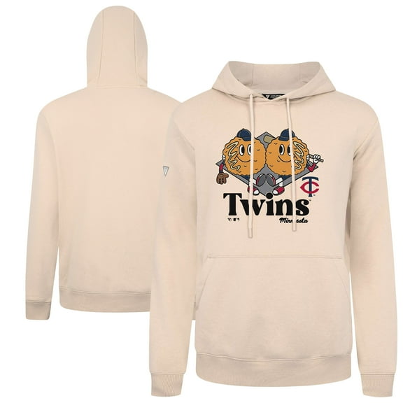 Men's-Levelwear  Khaki Minnesota Twins Podium Ballpark Food Pullover Hoodie