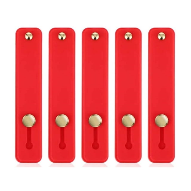 SSZMDLB Phone Finger Strap, Phone Grip Strap, Adhesive Phone Holder, Finger Loop Stand, Handheld Support for Cellphone, Anti Drop Protection, Universal Adhesive Back, Multi Pack Accessory