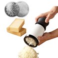 thumbnail image 1 of Cheese Grater Creative Stainless Steel Manual Cheese Shredder Kitchen Grater, 1 of 10